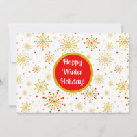 Retro Atomic Mid-Century Mod Red & Gold Starburst