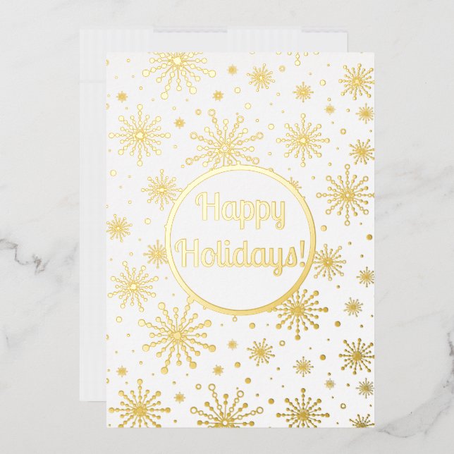 Retro Atomic Mid-Century Mod Starburst Gold (Envelope)
