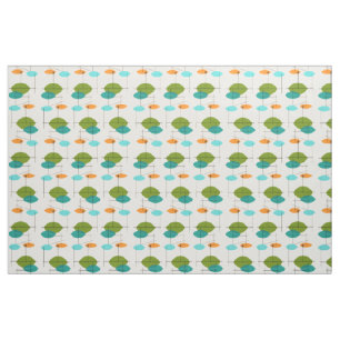 Retro Atomic Mobile Pattern Fabric