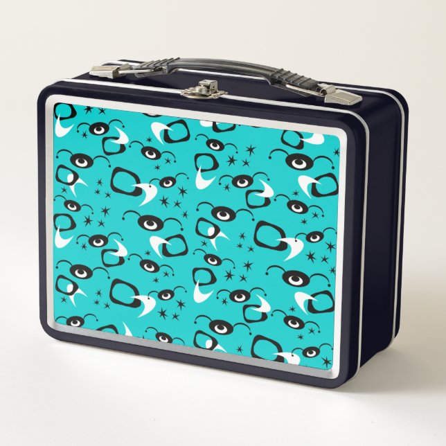 Retro Atomic Spiders Lunch Box (Front)