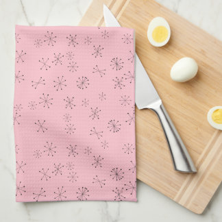 Retro Atoms Tea Towel