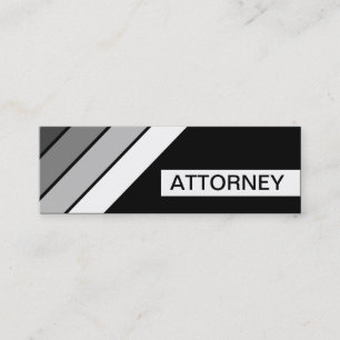 retro ATTORNEY Mini Business Card
