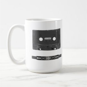 Retro audio cassette coffee mug