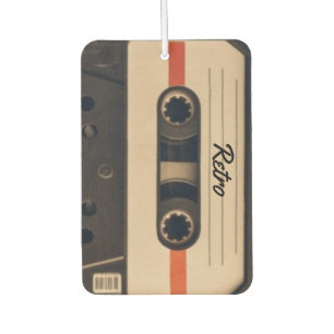 Retro Audio Cassette Custom Name Car Air Freshener