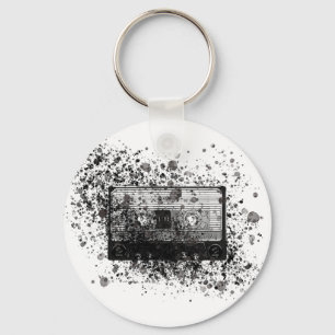 Retro Audio Cassette Key Ring