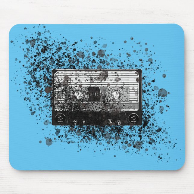 Retro Audio Cassette Mouse Pad (Front)