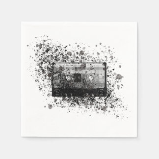 Retro Audio Cassette Napkin