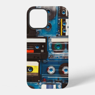 Retro audio cassette tapes iPhone 12 case