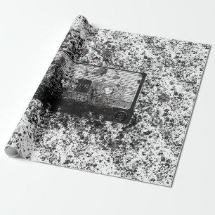 Retro Audio Cassette Wrapping Paper