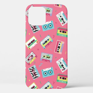 Retro Audio Tapes: 80s Style. iPhone 12 Case