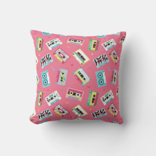 Retro Audio Tapes: 80s Style. Cushion
