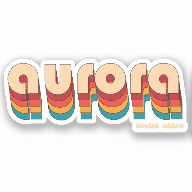 Retro Aurora Name (Front)