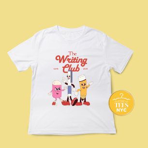 Retro Author The Writing Club T-Shirt