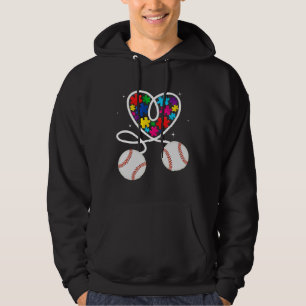 Retro Autism Aunt American Flag Love Autism Awaren Hoodie