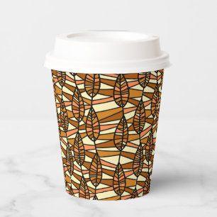 Retro Autumn Paper Cups