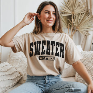 Retro Autumn Sweater Weather Shirt, Cosy Fall Tee