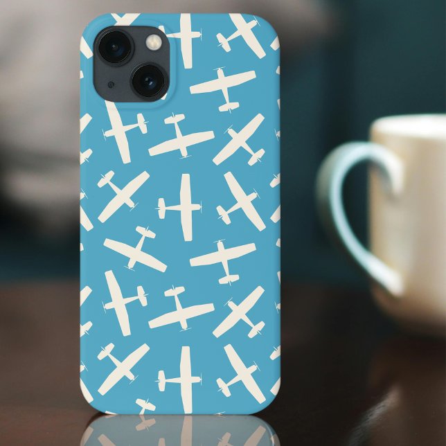 Retro Aviation Vintage Aeroplane Pattern Case-Mate iPhone Case (Creator Uploaded)