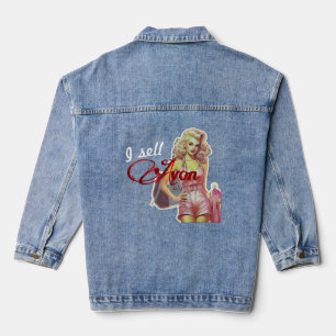 Retro Avon Representative Denim Jacket