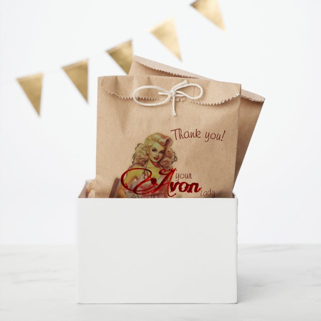 Retro Avon Thank You  Favour Bags (Party)