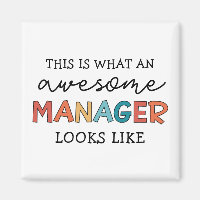 Retro Awesome Manager Funny