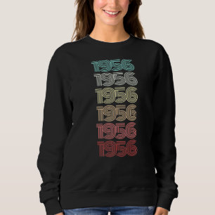 Retro Awesome Since 1956 I'm Classic 66th Birthday Sweatshirt