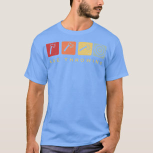 Retro Axe Throwing Target Vintage Cool sport Axe T T-Shirt