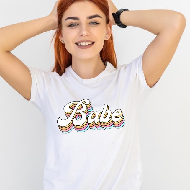 Retro Babe Shirt, Babe Shirt Bachelorette shirt (Creator Uploaded)