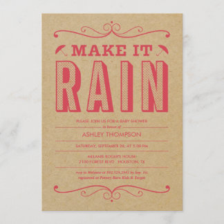 Retro Baby Shower Invitations