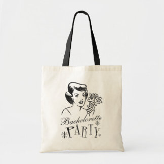 Retro Bachelorette Party Tote Bag