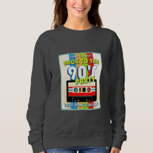 Retro Back to the 90s Party Vintage Cassette Dance Sweatshirt