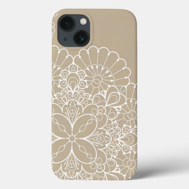 Retro background with lace ornament Case-Mate iPhone case (Back)