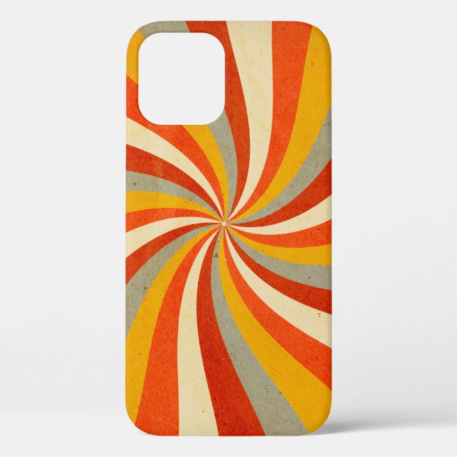 retro background with twist patternbackground,retr Case-Mate iPhone case (Back)