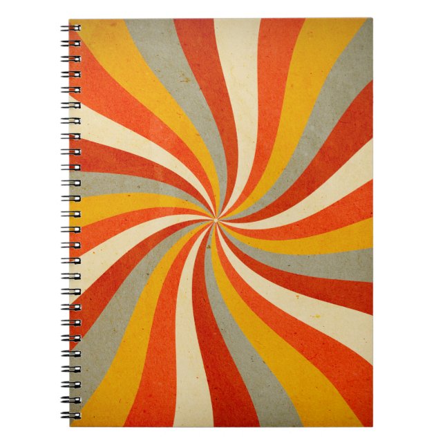 retro background with twist patternbackground,retr notebook (Front)
