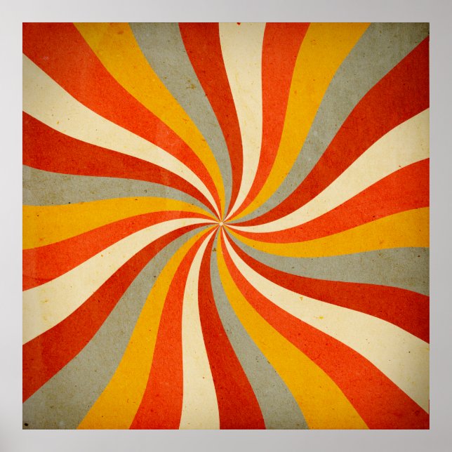 retro background with twist patternbackground,retr poster (Front)