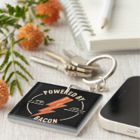 Retro Bacon Lover Funny Food Design with Lightning