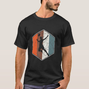 Retro Badminton Tennis Player Vintage Sports T-Shirt