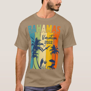 Retro Bahamas 2022 Caribe Family Vacation Matching T-Shirt