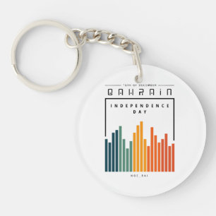 Retro bahrain key ring