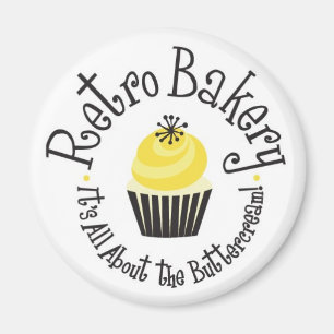Retro Bakery Magnets! Magnet