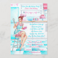 Retro Baking Cook Off Competition Birthday Party