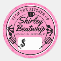 Retro baking utensils bakery personalised price