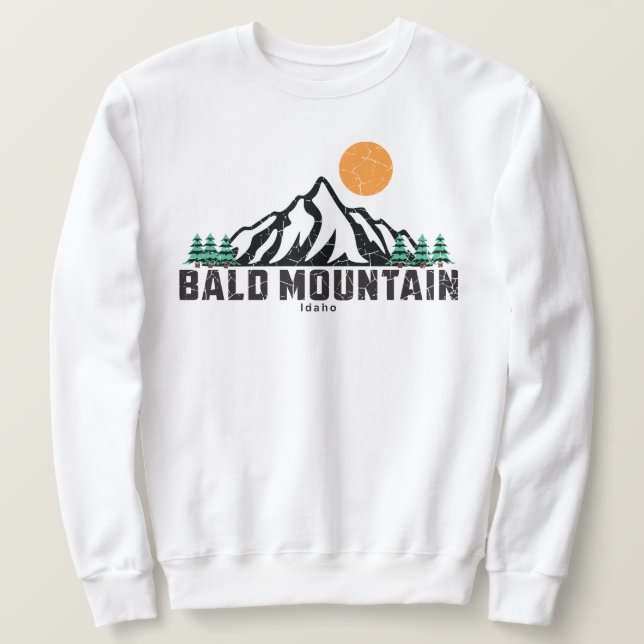 Retro Bald Mountain Ski Sweatshirt (Design Front)