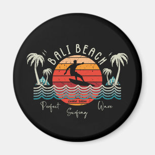 Retro Bali Beach Magnet