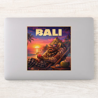 Retro Bali Paradise Travel Art Print