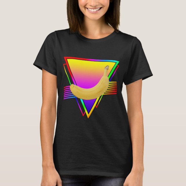 Retro Banana Fruit T-Shirt (Front)
