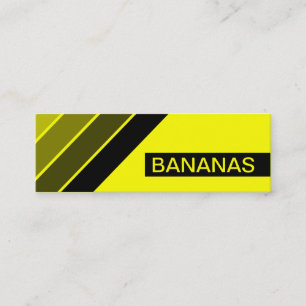 retro BANANAS Mini Business Card