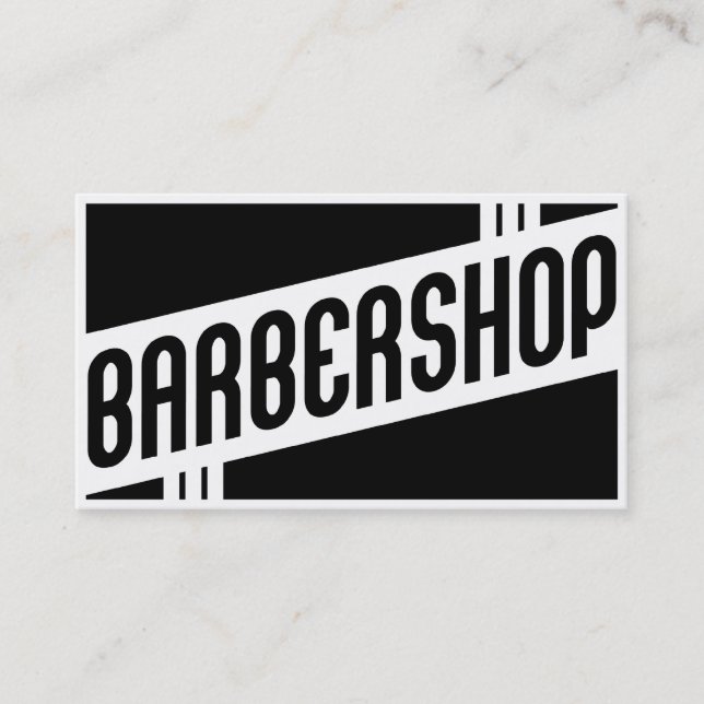 retro barbershop loyalty program (Front)