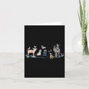 Retro Barnyard Animals Meme Farm Animals Hanging C Card