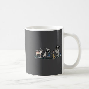 Retro Barnyard Animals Meme Farm Animals Hanging C Coffee Mug