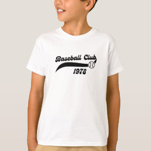 Retro Baseball Club T-Shirt Design